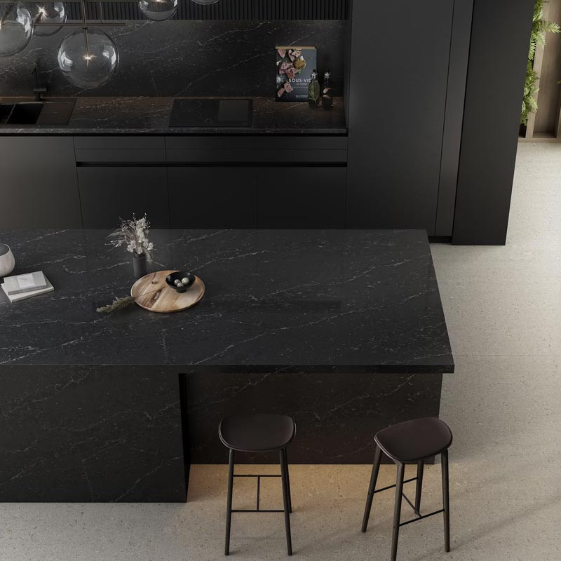 Plan de travail en Quartz Silestone® Romantic Ash
